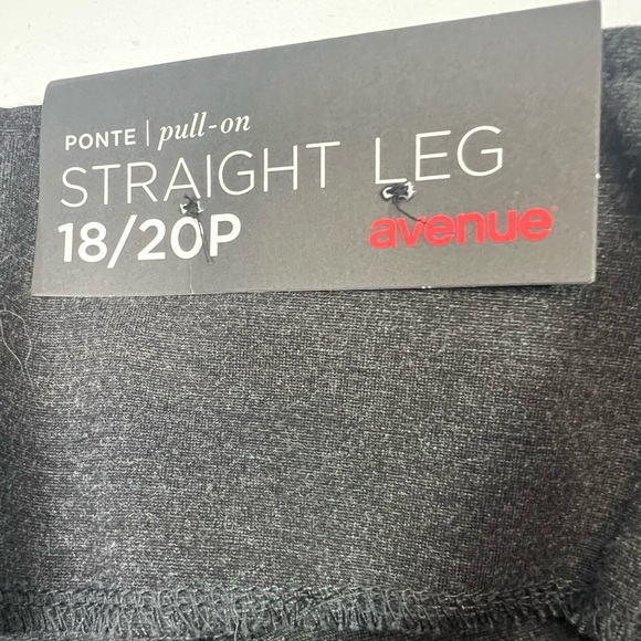 NWT Avenue Ponte Legging Original Fit Stretch Pants Gray Size Petite 18/20 - Picture 3 of 10